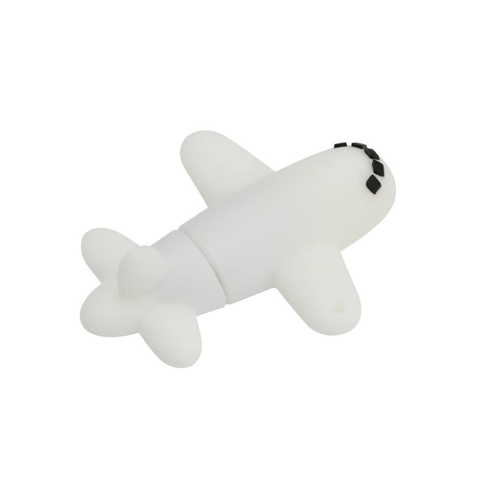 128GB White Airplane Model USB Flash Drive USB 2.0 Memory Stick Thumb Drives Bulk U Disk Pendrive Jump Drive Zip Drive for Data Storage