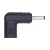 xiwai USB 3.1 Type C USB-C Female to DC 12V 3.5x1.3mm Plug Adapter PD Emulator Trigger 90 Degree Angled view 1