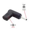 xiwai USB 3.1 Type C USB-C Female to DC 12V 3.5x1.3mm Plug Adapter PD Emulator Trigger 90 Degree Angled view 2