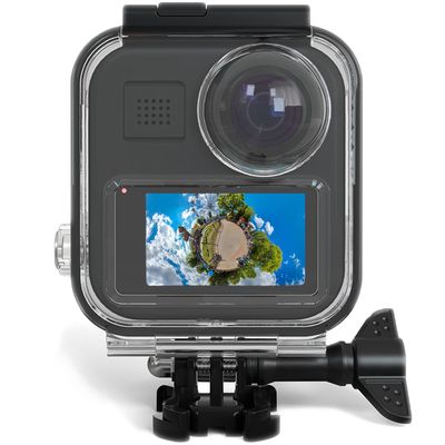 FiTSTILL Waterproof Case for Go Pro MAX 360 (2019),147FT/45M Touchscreen Diving Housing Underwater Protective Shell with Bracket Mount Accessories kit((Not for MAX2 & MAX 360 2025)