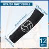 Minatee Volleyball Arm Sleeves Passing Hitting Forearm Sleeves with Protection Pads and Thumb Hole for Youth Girls Kids Women(12 Pair,12 Inch) view 2