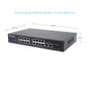 16 Port PoE Gigabit Switch with Up-Link and SFP, 200W, IEEE 802.3 af/at for IP Camera Wireless AP CCTV Security Camera System ,Desktop or Wall Mount view 4
