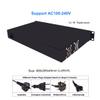 24 Port PoE Gigabit Switch with Up-Link and SFP, 380W, IEEE 802.3 af/at Compatible for IP Camera Wireless AP CCTV Security Camera System ,1U Rack Mount view 2