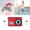 Andoer Portable 1080P Digital Camera Video Camcorder 48MP Anti-Shake 8X Zoom 2.7 Inch LCD Screen Face Detact Smile Capture Built-in Lithium Battery with Carry Bag Wrist Strap for Kids Teens view 2