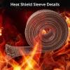 Sonoreboom 3/4'' - 16ft Automotive Heat Sleeve - High Temperature Car Fuel Line Spark Plug Wires Hose Heat Shield view 4