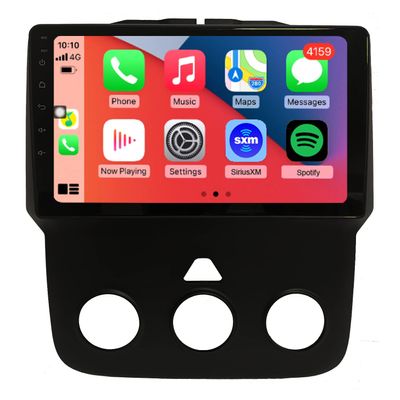 for Dodge RAM 1500 2500 3500 Radio Upgrade 2013-2018 Manual AC Stereo Replacement 1280*720 Touch Screen Build in Wireless carplay Wired Android Auto