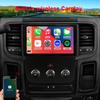 for Dodge RAM 1500 2500 3500 Radio Upgrade 2013-2018 Manual AC Stereo Replacement 1280*720 Touch Screen Build in Wireless carplay Wired Android Auto view 3