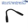 SAUCER Replacement Nose Pieces Pads for Oakley Targetline OO9397 | Targetline Asian Fit(AF) OO9398 Sunglass - Standard Black view 2