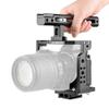 Andoer C15-B Camera Cage + Top Handle Kit Aluminum Alloy with Cold Shoe Mount Compatible with Nikon Z6/Z7 DSLR Camera, Black view 2
