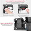 Andoer C15-B Camera Cage + Top Handle Kit Aluminum Alloy with Cold Shoe Mount Compatible with Nikon Z6/Z7 DSLR Camera, Black view 3