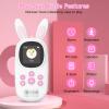 Mp3 Player for Kids, Cute Bunny Kids Mp3 Player with Bluetooth, 32GB Mp3 Players with Speaker, FM Radio, Recordings, Alarm, Pedometer, Stopwatch, Support up to 128GB view 3