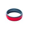 HECERE Waterproof Ceramic NFC Forum 215 Chip Universal for Mobile Phone, All-Round Sensing Technology Wearable Smart Ring, Ring for Men or Women (Black Red-19mm) view 2