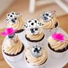 60Pcs Disco Cowgirl Pary Cake Decoration, 20Pcs Disco Ball Cup Toppers 10Pcs Mini Pink Cowgirl Hats 10Pcs Cow Print Cowboy Hats Westen Cowgirl Party Birthday Table Decor view 3