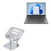BoxWave Stand and Mount Compatible with Lenovo Yoga 7i (16 in - 82UF) - Executive VersaView Laptop Stand, Ergonomic Adjustable Viewing Angle Metallic Riser - Metallic Silver view 1
