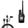 BoxWave Cable Compatible with Garmin Alpha 10 - AllCharge 3-in-1 Cable - Jet Black view 1