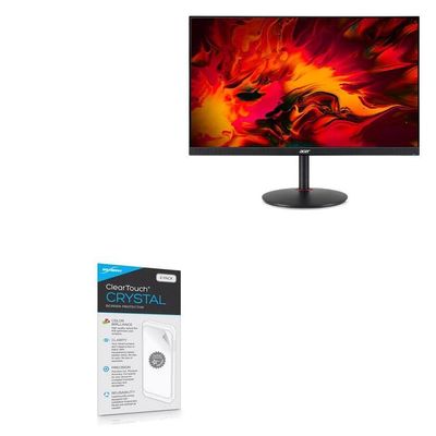 BoxWave Screen Protector Compatible with Acer Nitro XV2 (XV252Q) - ClearTouch Crystal (2-Pack), HD Film Skin - Shields from Scratches