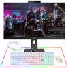 Gaming All in One PC 24 Inch FHD Touchscreen, MTG Yama, Intel Core i5 10th Gen, 32GB RAM, 240GB NVME and 1TB SSD, NVIDIA GT 1030 4GB DDR3 Graphics, Webcam, Gaming Kit, Windows 11 Home view 1