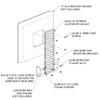 Bump Bar VESA Mounting Kit, QSR (TB-1000, KP-4000, KP-7500, and KP-9000) view 3