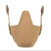 Bifrost Gear Rail Mounted Lower Face Shield for Tactical Helmets (Tan) view 2