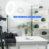 Selfie Light, 29cm Circle LED Light Wick Circle Light for Makeup Live Stream Desktop Camera LED Ringlight, 3200K to 5600K, Brightness Adjustable, USB Charging view 2