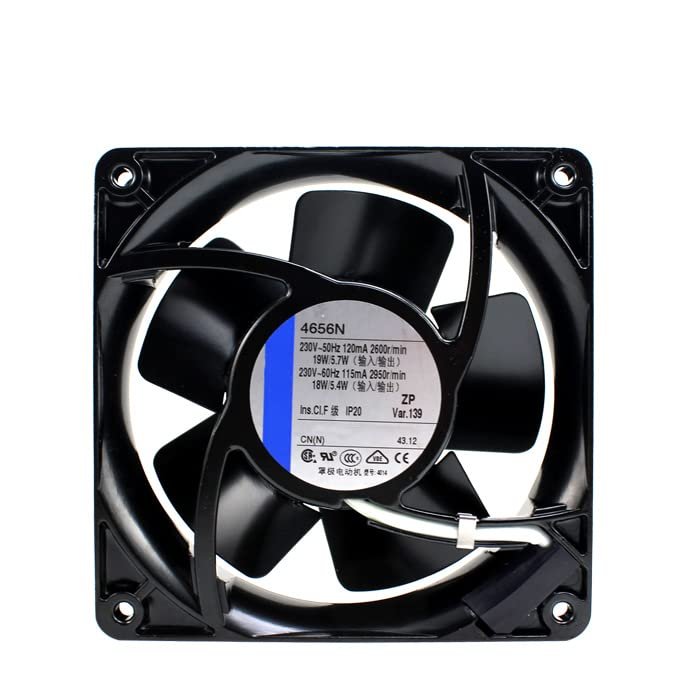 4656N AC230V 18/19W 115/120mA 120x120x38mm 12038 2-pin Cooling Fan