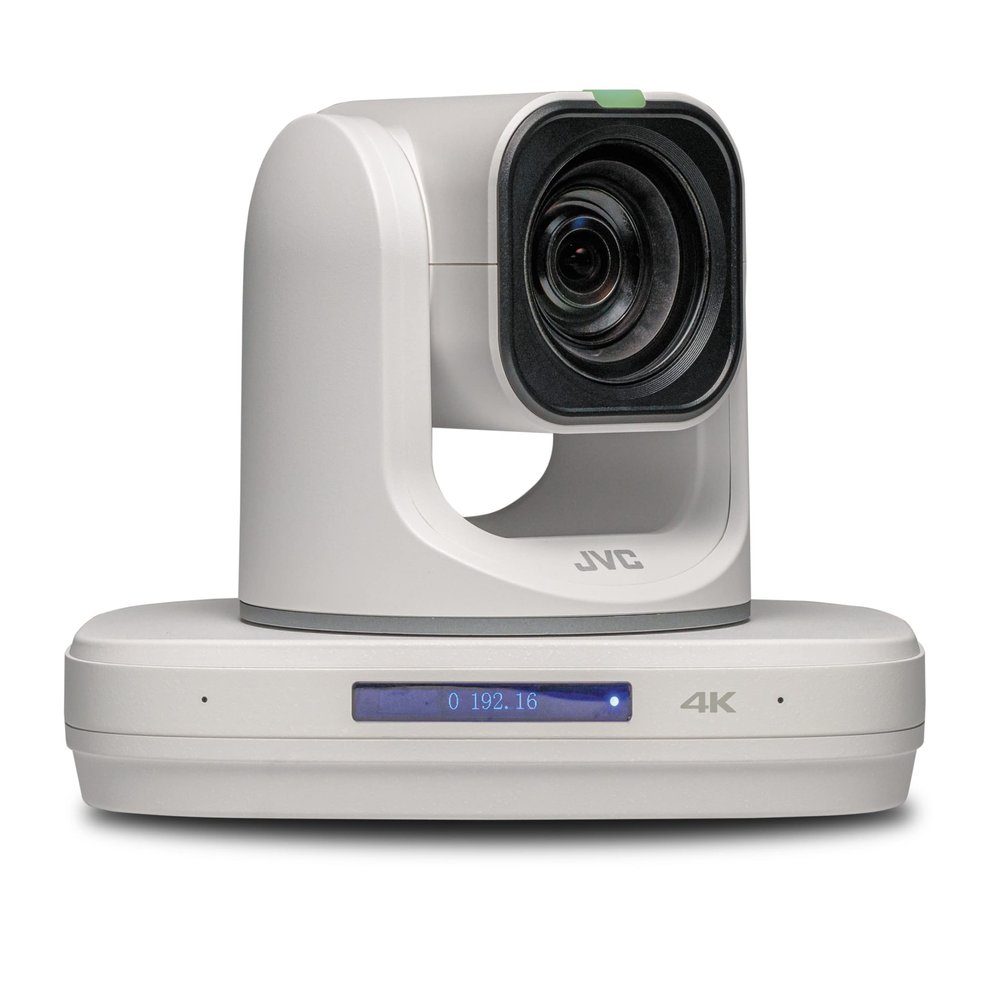 JVC KY-PZ510NWU NDI 4K60P Auto Tracking PTZ Camera with Ultra Wide Lens (White)