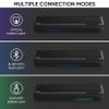 Saiyin Sound Bars for TV with Subwoofer, 2.1 Deep Bass Small Soundbar Monitor Speaker Home Theater Surround System PC Gaming Bluetooth/AUX/Optical Connection, Wall Mountable 17-inch view 3