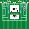 10x10ft Soccer Boy Birthday Photography Backdrop Sports Photography Backdrop for Boy Birthday Party Decoration Soccer Pitch Stadium Auditorium Light Background view 2