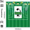 10x10ft Soccer Boy Birthday Photography Backdrop Sports Photography Backdrop for Boy Birthday Party Decoration Soccer Pitch Stadium Auditorium Light Background view 3
