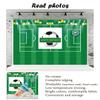 10x10ft Soccer Boy Birthday Photography Backdrop Sports Photography Backdrop for Boy Birthday Party Decoration Soccer Pitch Stadium Auditorium Light Background view 4