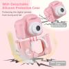 Andoer Mini Cartoon Kids Digital Camera 1080P Digital Video Camera for Kids Dual Lens 2.0 Inch IPS Screen Cute Photo Frames Interesting Games with Neck Strap Birthday for Boys Girls view 2