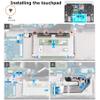 Deal4GO RGB Touchpad Sensor Board RGB Trackpad F3KGM YW4F7 G3HYC w/ N6RVM Cable Replacement for Dell Alienware X17 R1 X17 R2 2022 view 2