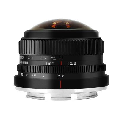 7Artisans 4mm F2.8 Fisheye Ultra Wide Angle Lens Manual Focus Prime Lens Compatible for Sony E Mount Mirrorless Camera A6300 A6400 A6500 NEX-3 NEX-3N NEX-5T NEX-5R A7 A7II A7RIII