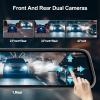 9.66" Mirror Dash Cam 1080P Front and Rear View Dual Cameras with Night Vision,Full Touch Screen,Wide Angle,G-Sensor,Loop Recording,24H Parking Monitor,HD Waterproof Backup Camera,Free 32GB Card view 3