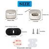 Zolunu Laptop Anchor Plate and Lock Plate with Lock Slot, Self-Adhesive Security Plate Anti Theft Lock Slot for Cables to Lock Down Laptops, Mac Book, Tablets, iPad, or Other Computer view 2