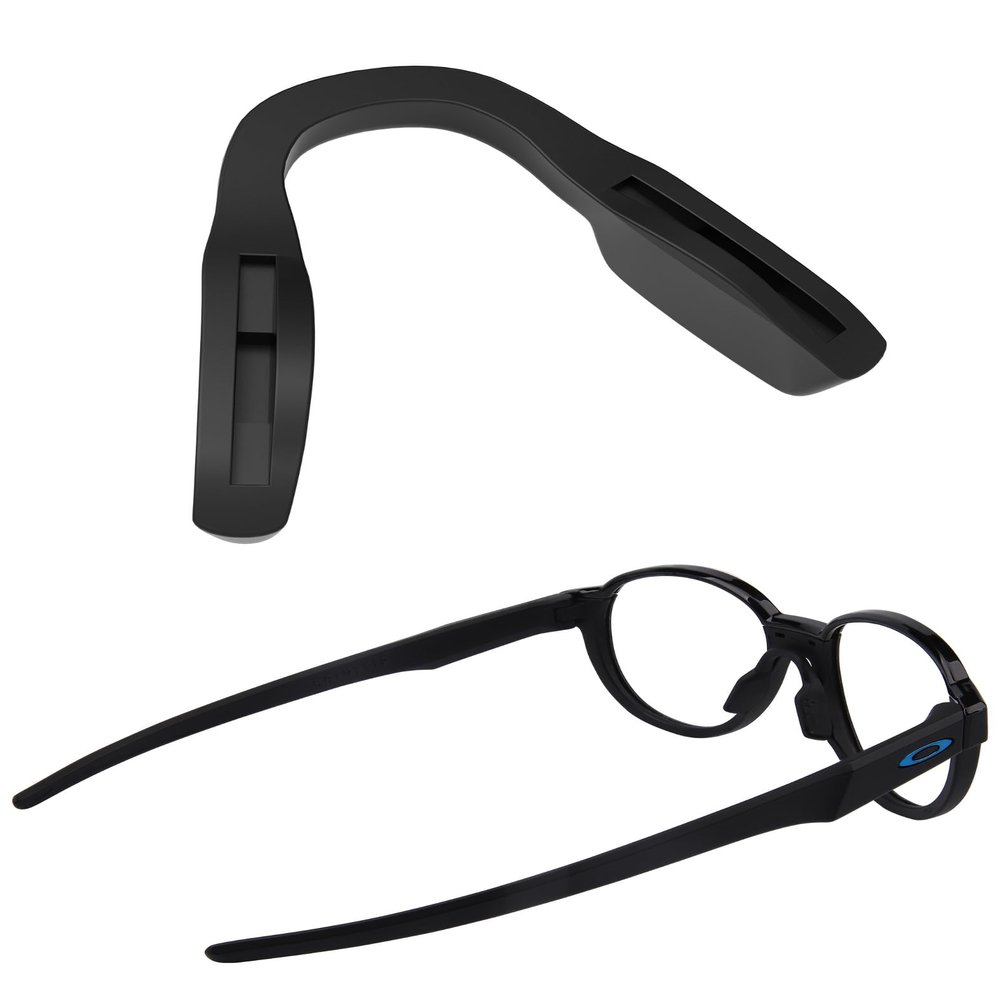 SAUCER Replacement Nose Pieces Pads for Oakley Hex Jector OX8032 | OX8174F Eyeglass - Standard Black