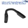 SAUCER Replacement Nose Pieces Pads for Oakley Hex Jector OX8032 | OX8174F Eyeglass - Standard Black view 2