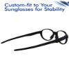 SAUCER Replacement Nose Pieces Pads for Oakley Hex Jector OX8032 | OX8174F Eyeglass - Standard Black view 4