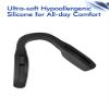 SAUCER Replacement Nose Pieces Pads for Oakley Low Key OO9433 54mm Sunglass - Asian Fit Black view 2