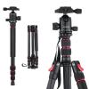Andoer TTT-008 200cm/78.7in Adjustable Carbon Fiber Camera Tripod Stand Monopod 12KG Payload with Quick Release Ball Head with Carry Bag view 1