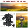 Andoer TTT-008 200cm/78.7in Adjustable Carbon Fiber Camera Tripod Stand Monopod 12KG Payload with Quick Release Ball Head with Carry Bag view 3