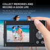 Andoer 4K Digital Camera Video Camcorder 48MP 2.4Inch IPS Screen Auto Focus 16X Digital Zoom Anti-Shake Face Detect Smile Capture Built-in Flash & Battery with 32GB Memory Card for Kids view 2