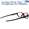 SAUCER Replacement Nose Pieces Pads for Oakley Trajectory OX8171 Eyeglass - Standard Red view 4