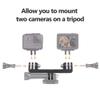 Andoer Dual Flash Bracket Adapter Twin Mount Adapter Replacement for GoPro HERO4 HERO3+ view 3