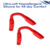 SAUCER Replacement Nose Pieces Pads for Oakley Trajectory OX8171 Eyeglass - Asian Fit Red + Standard Red view 2