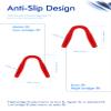 SAUCER Replacement Nose Pieces Pads for Oakley Trajectory OX8171 Eyeglass - Asian Fit Red + Standard Red view 3