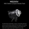 Godox MS200V LED Studio Flash 200W, LED Light 2.4G GN53 5600K CCT with LED Modeling Lamp Bowens Mount, Power Output Stability for Photographic Studio Portrait Shooting(MS200 Upgraded Version) view 3
