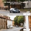 REOLINK 4K PoE Security IP Camera, Turret Camera Outdoor with 3X Optical Zoom, 2.8mm-8mm Lens, 110 Degree Wide View, 100ft Color Night Vision, 2 Way Talk, Human/Vehicle/Pet Detection, RLC-833A view 2