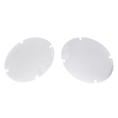 XMMT Chrome Rear Tour Pak Speaker Grill Mesh Cover Trim For Harley Electra Glide Tri Glide Road Glide 2014-2023