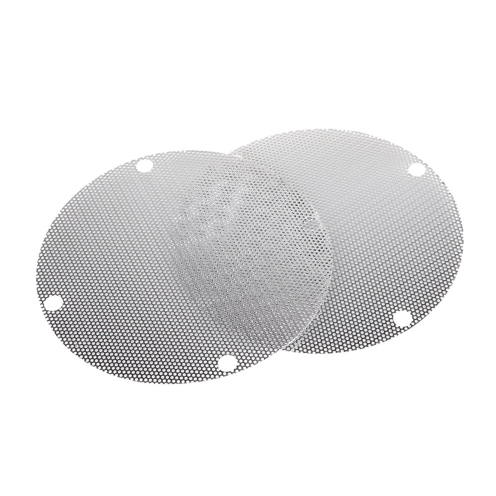 XMMT Chrome Rear Mesh Speaker Grills Covers Trim For Harley Electra Tri Glide Ultra Classic Ultra Limited Road Glide 1996-2013